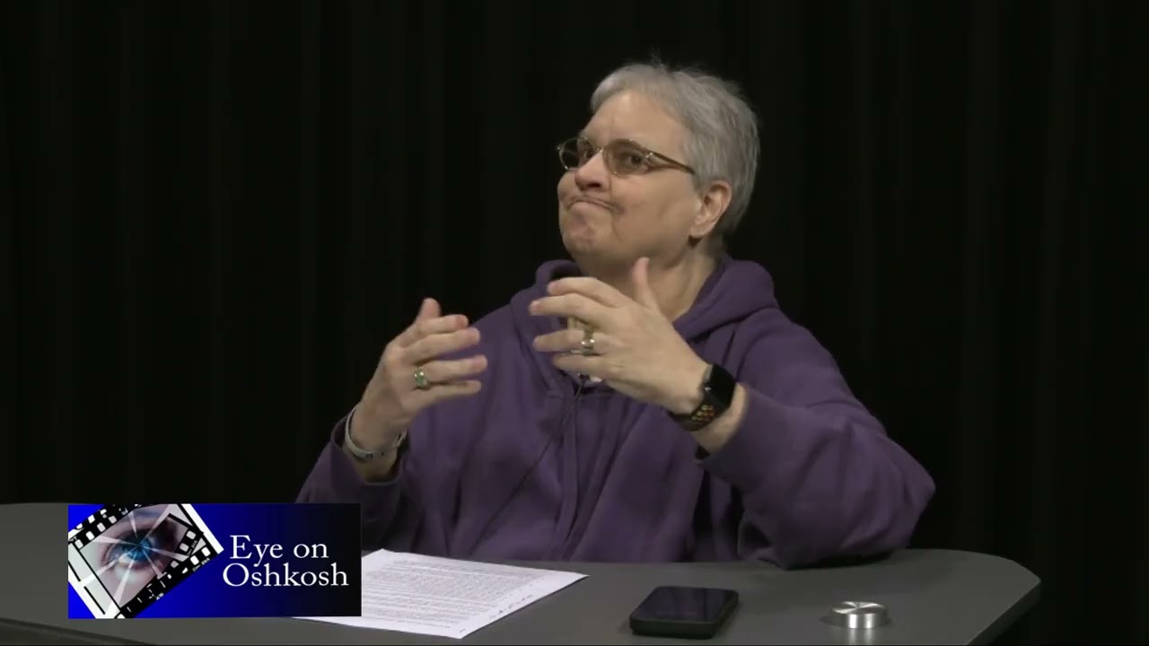 Eye On Oshkosh interviews Common Council candidates Esslinger and Neubauer, taped 3-5-2026