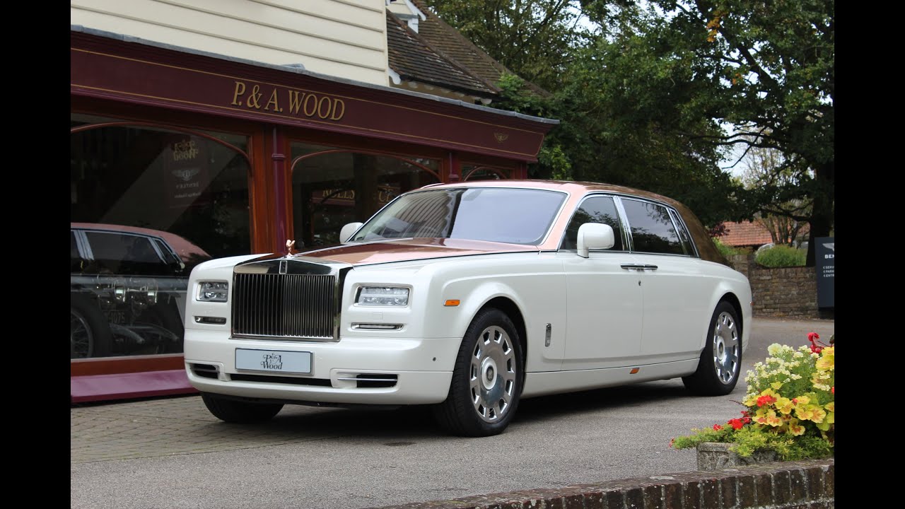 Rolls-Royce Phantom EWB - Rose Gold and White