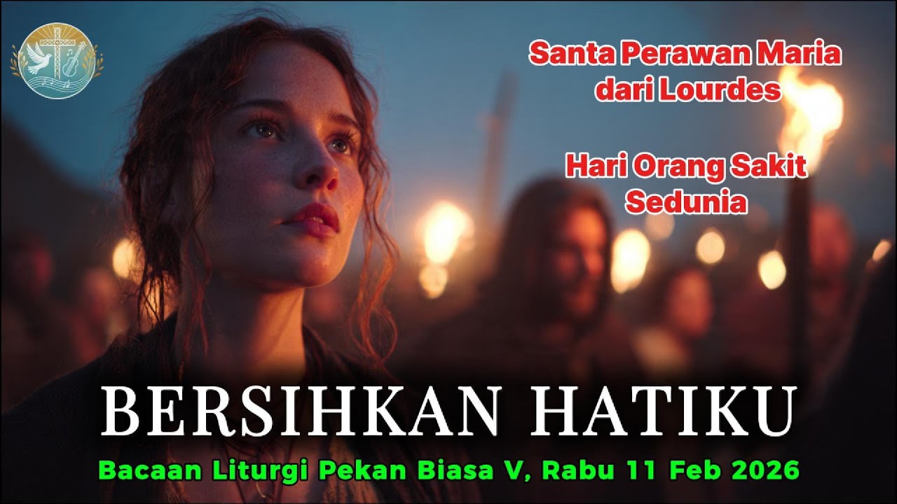 Bersihkan Hatiku – Lagu Rohani Katolik | Mrk. 7:14–23 | Bacaan Rabu Pekan Biasa V, 11 Feb 2026