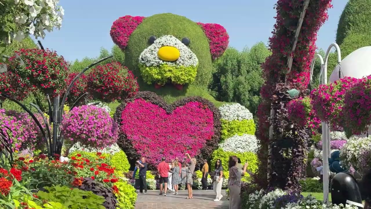 Dubai Tour Day: 2 Miracle Garden🌸🌼🌺🌻🌼