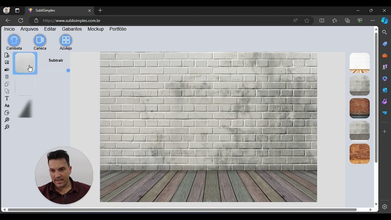 sublisimples aula 11 mockup de azulejo