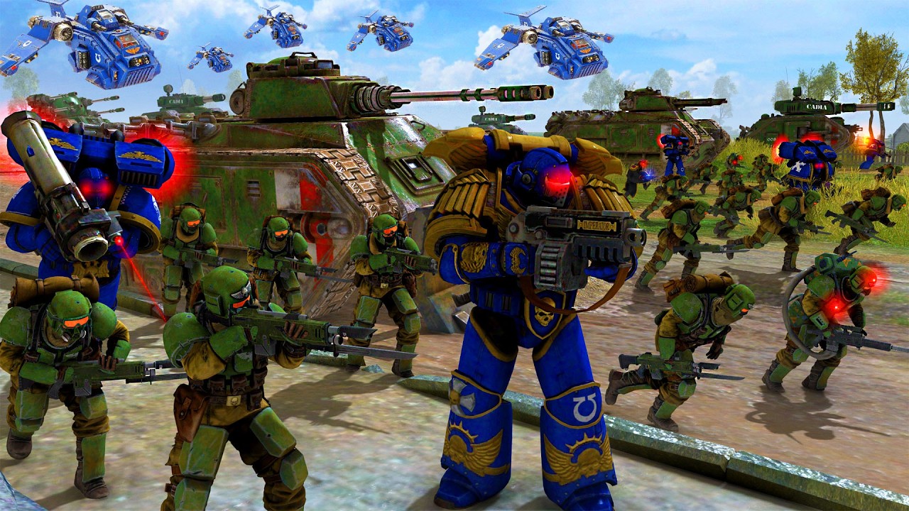 This New Warhammer 40k ARMY BUILDING Simulator has Most REALISTIC Battles EVER!?