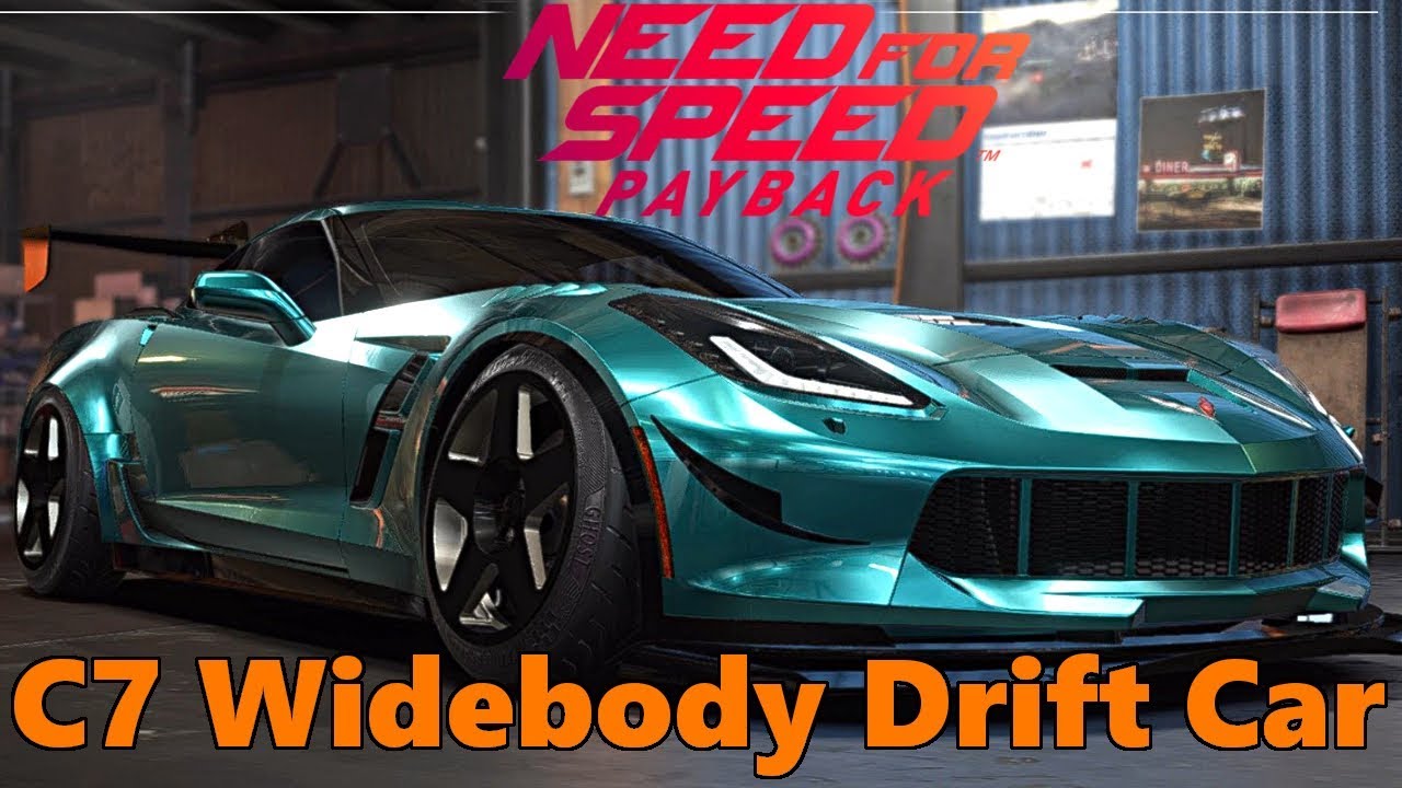 Need For Speed Payback: Corvette C7 Grandsport, FULL DRIFT BUILD and Customization