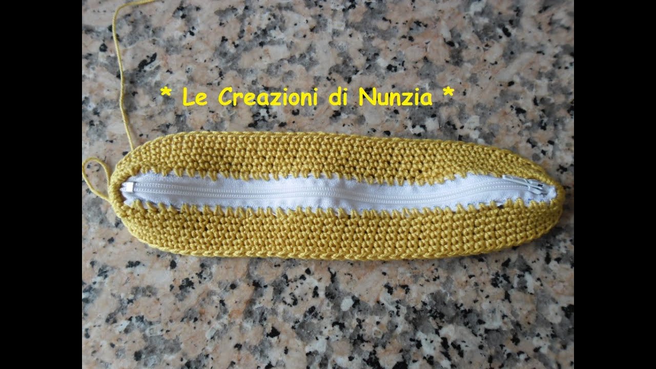 Come iniziare dalla cerniera, una borsina a uncinetto !!!