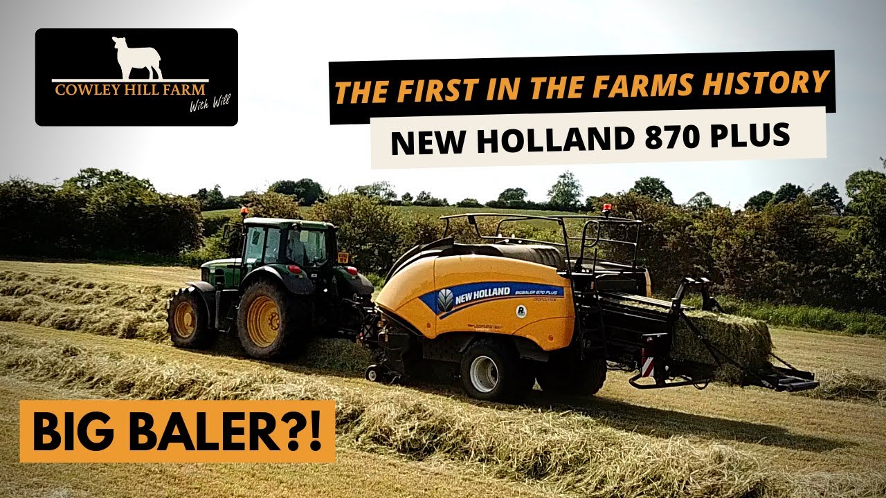 THE FIRST IN THE FARMS HISTORY | NEW HOLLAND 870 PLUS BIG BALER
