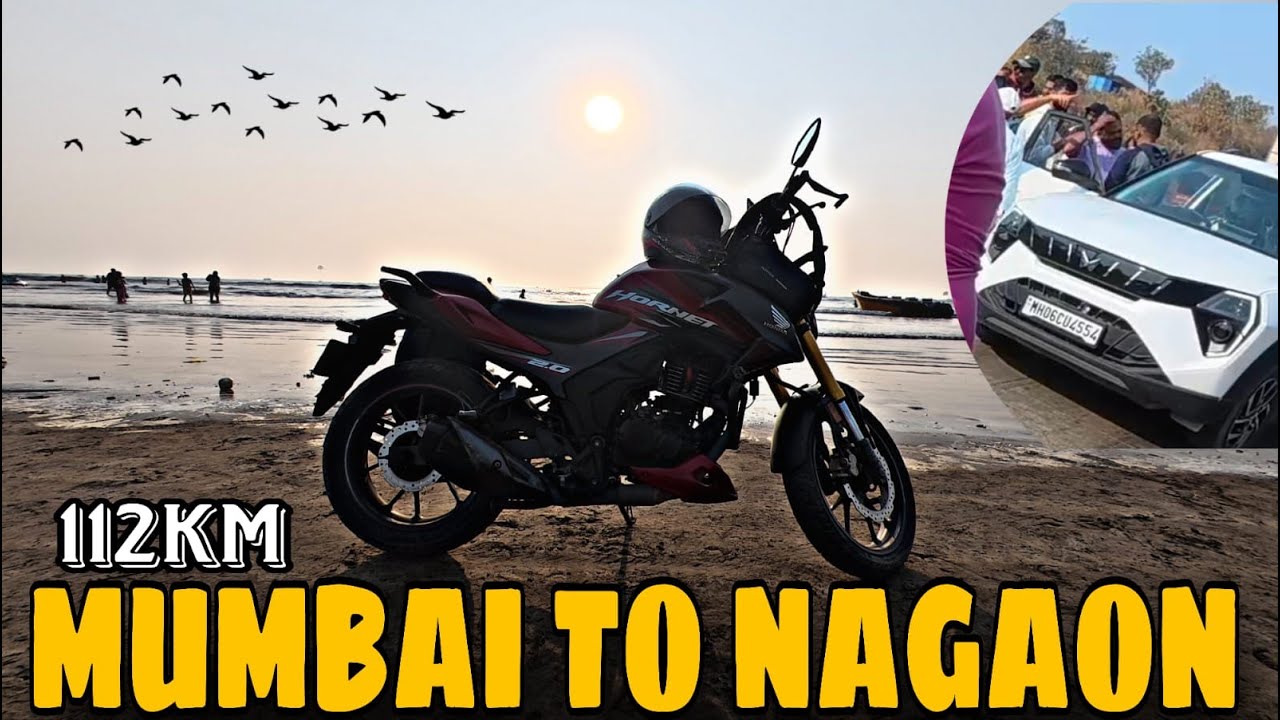 Mumbai to Nagaon Alibaug🏍️| Konkan Coastal Ride | Sea, Roads & Freedom with @mumbaikarrahul #vlog