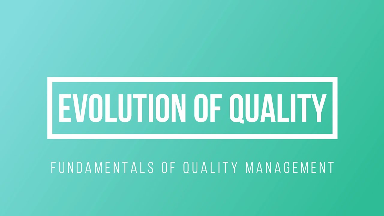 Evolution Of Quality | Fundamentals of Quality Management on Udemy| PromoLink