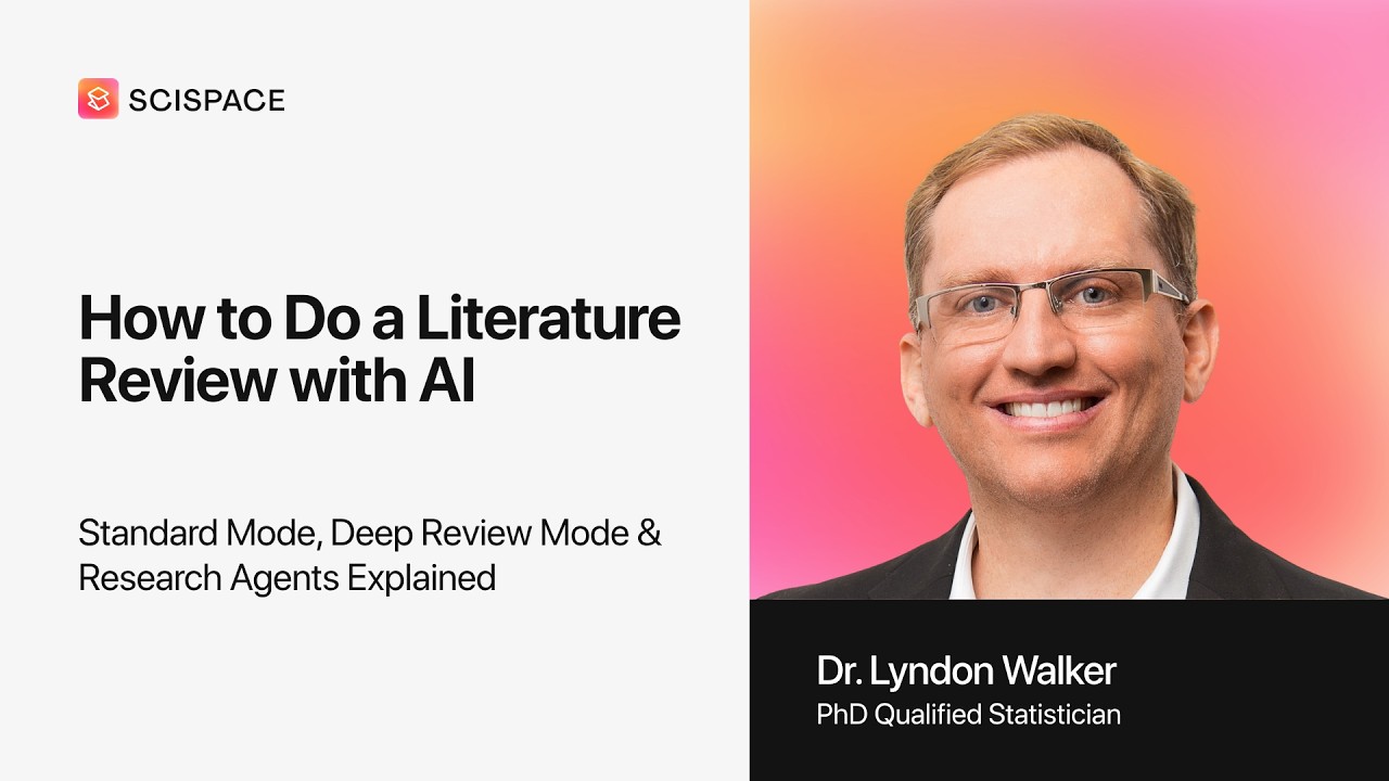 How to Do a Literature Review with AI (Standard, Deep Review & Research Agents Explained)