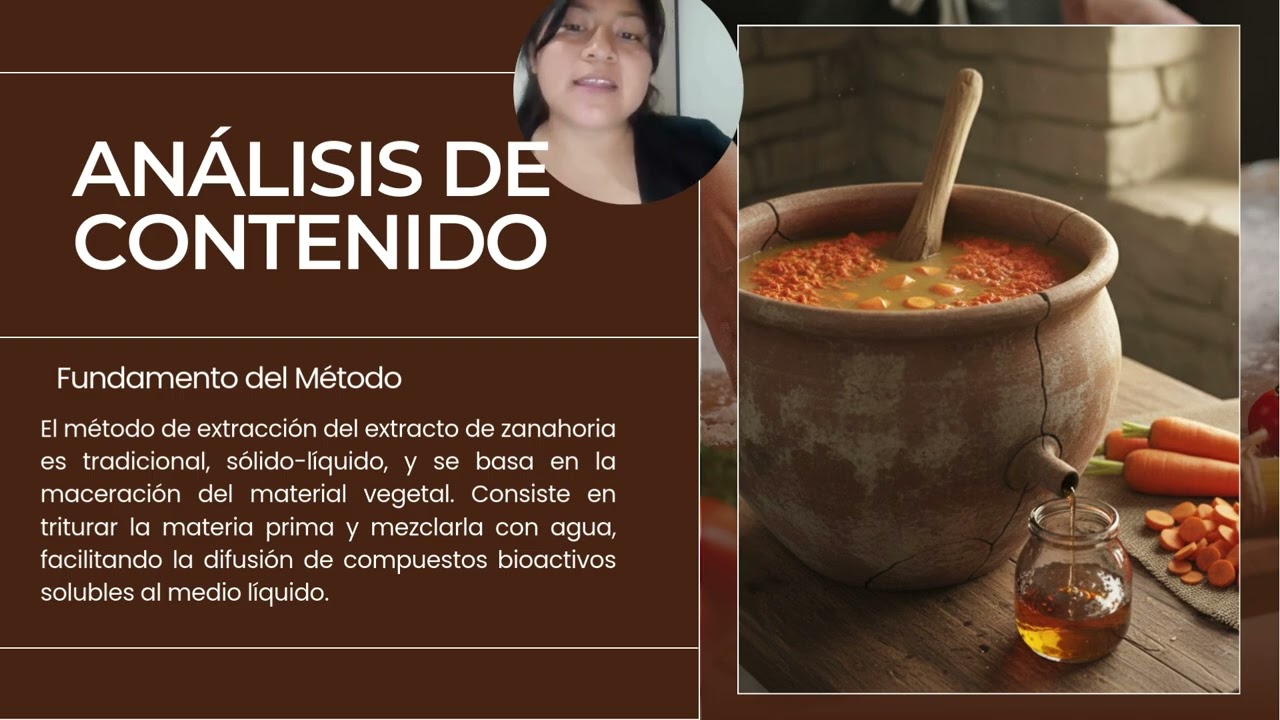 Análisis del método de extracción tradicional maserado