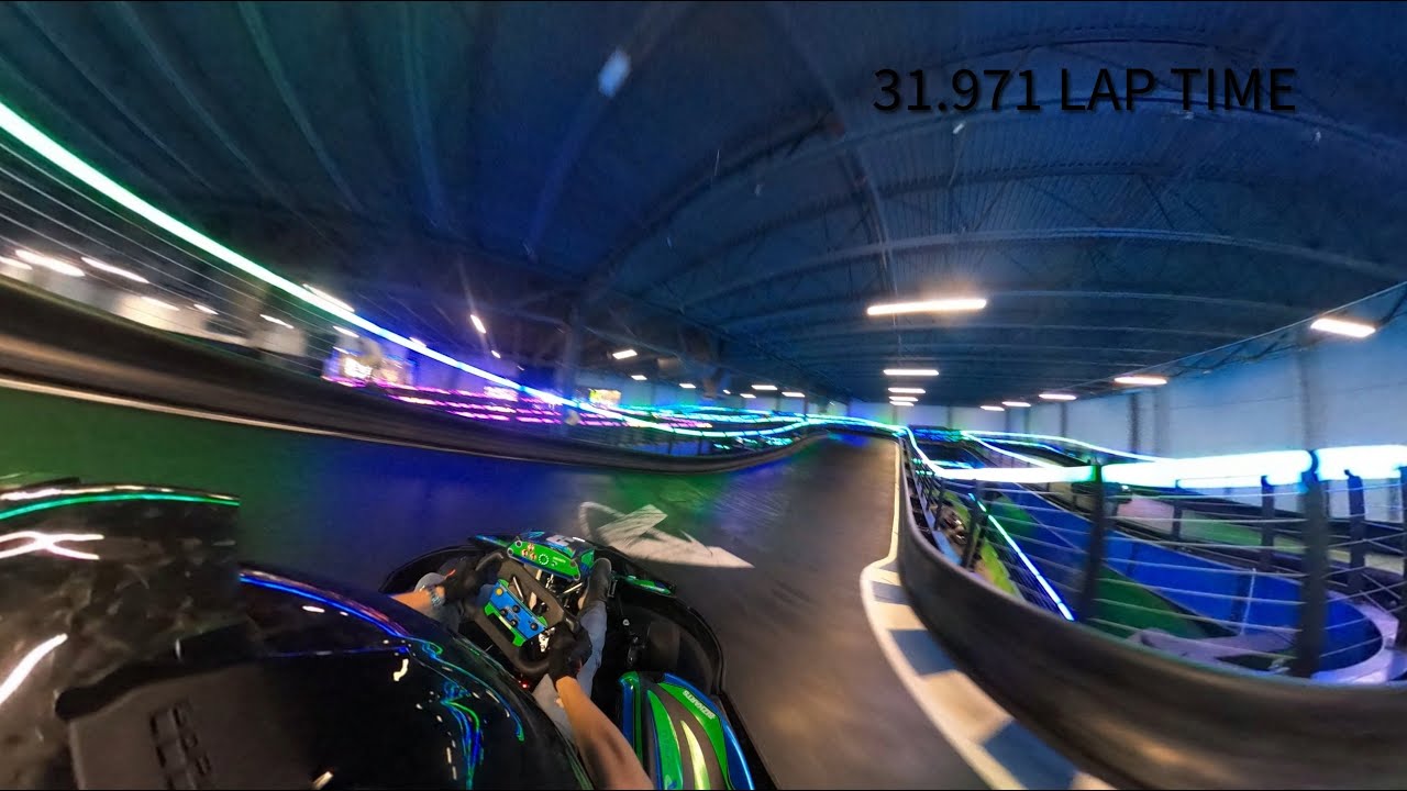 31.971 Blue Track (Full Race)---Andretti Indoor Karting