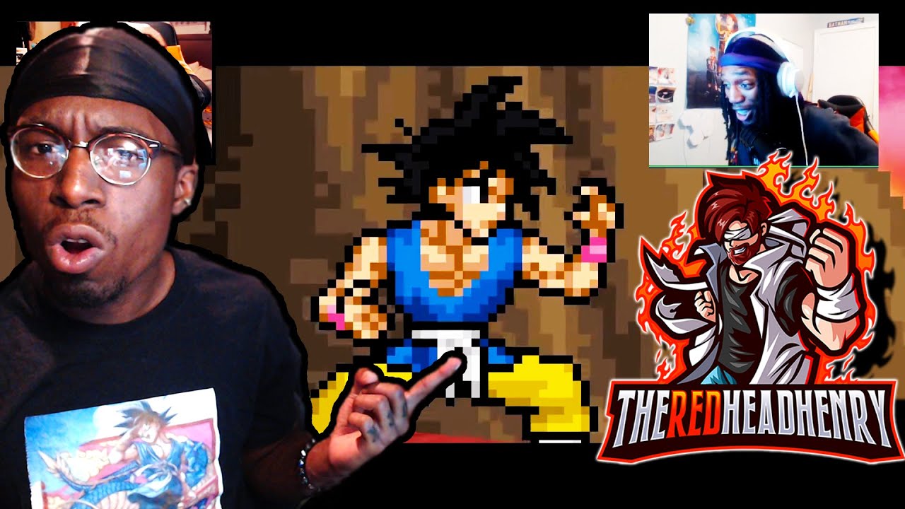 OG sprite animators react to Goku Versus Z! (@theredheadhenry  )