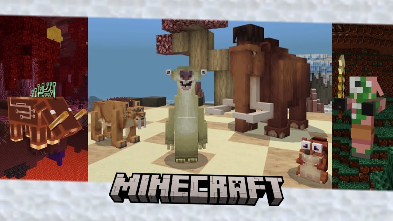 Minecraft Ice Age Mashup Pack Review!  Including New Super Circuit & Retro Texture Pack Updates