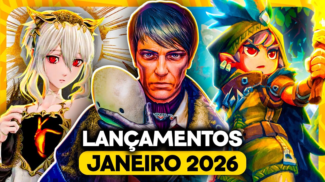 JOGOS INCRÍVEIS de JANEIRO de 2026! | Hytale, Code Vein 2 e mais!