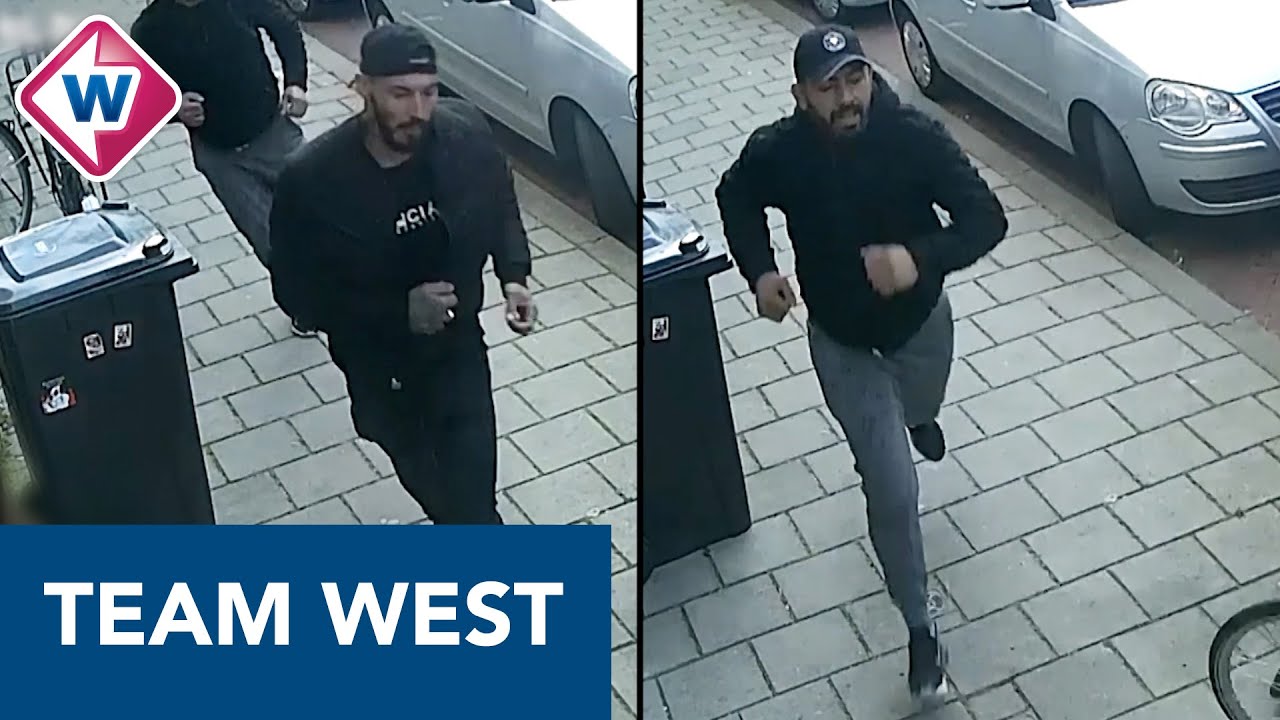 Vluchtende overvallers duidelijk in beeld - Team West