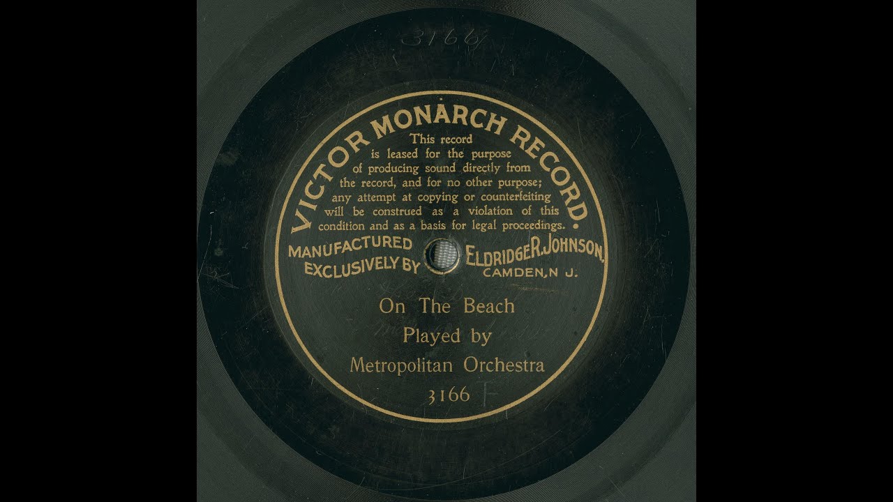 On the beach, 1901, Hager, Frederick W. -- Composer; Metropolitan Orchestra -- Musical Group