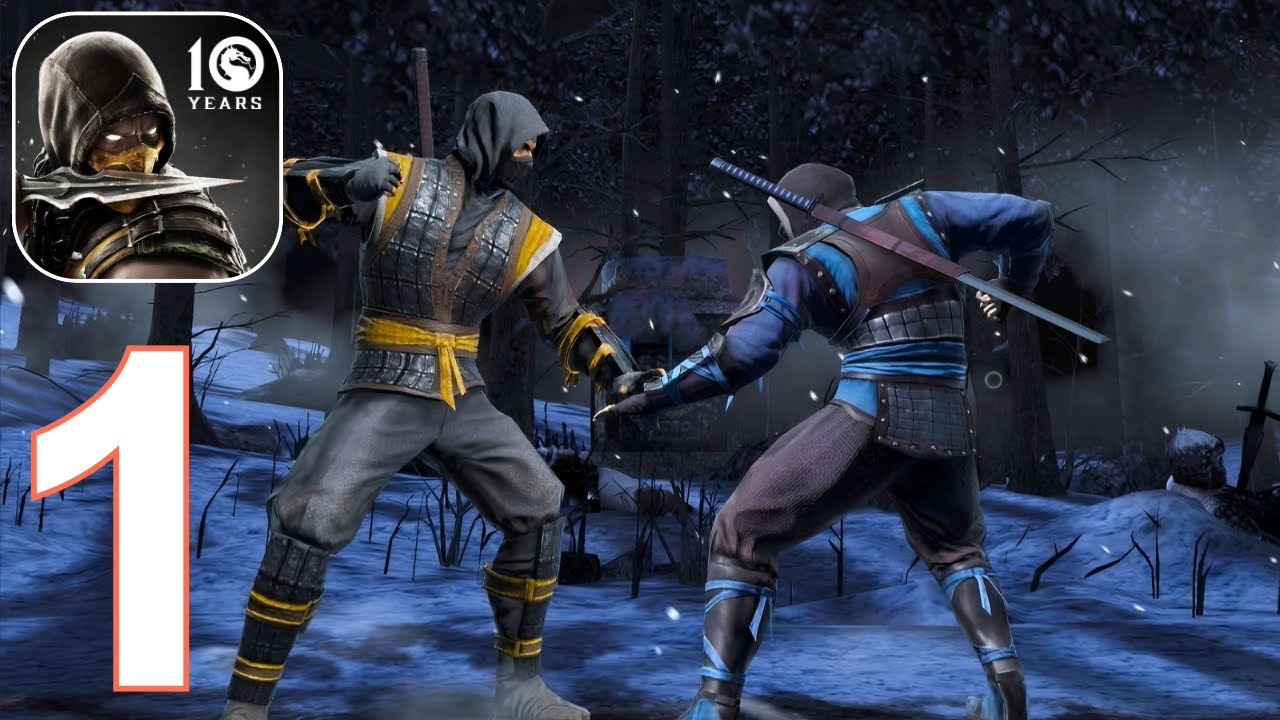 Mortal kombat Gameplay Walkthrough part 1 - Fight 1 (iOS Android)