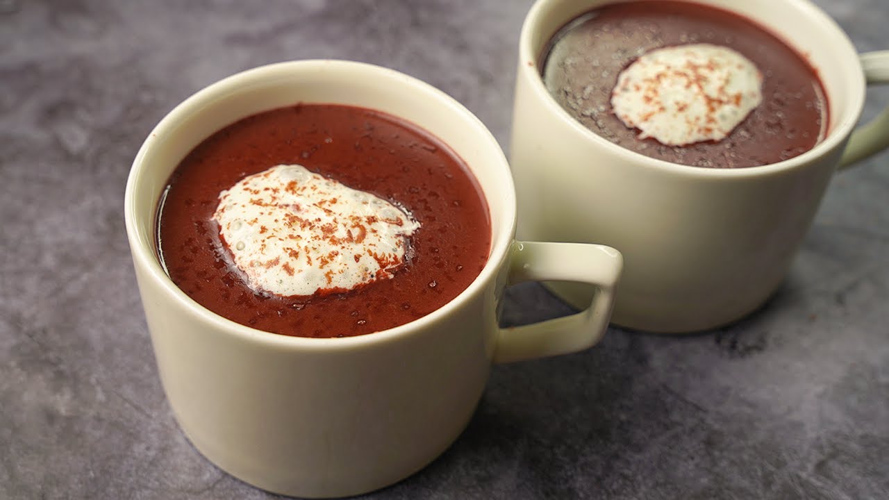 Creamy Italian Hot Chocolate Recipe | Thick Hot Chocolate Recipe | Yummy