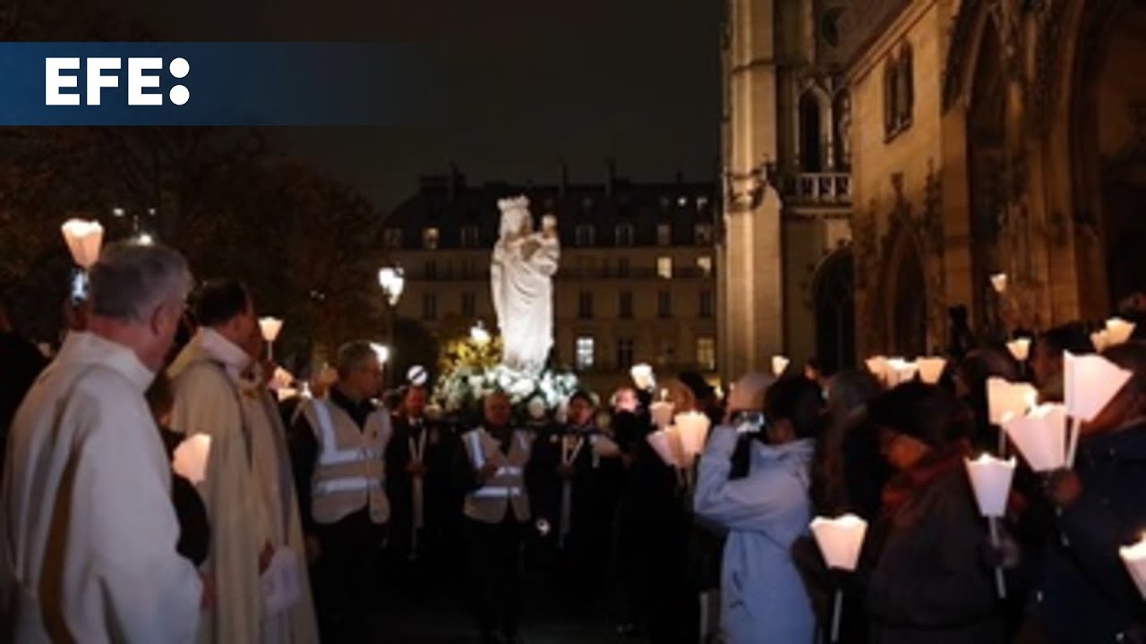 Una simbólica talla de la Virgen vuelve a la catedral de Notre Dame