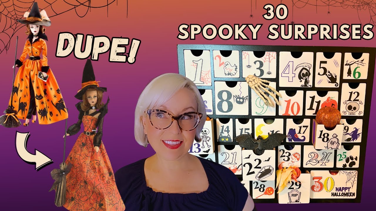Let's Talk Halloween Barbies! My Dupe of Halloween Haunt + a Barbie Halloween Advent Box