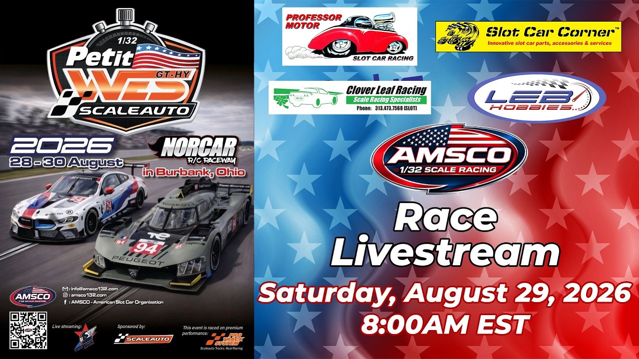 2026 AMSCO Scaleauto Petit WES Race Livestream Part 1
