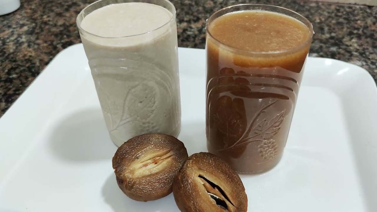 2 Easy Chikoo Drinks | Chikoo Juice Recipe | chikoo milkshake - sapodilla