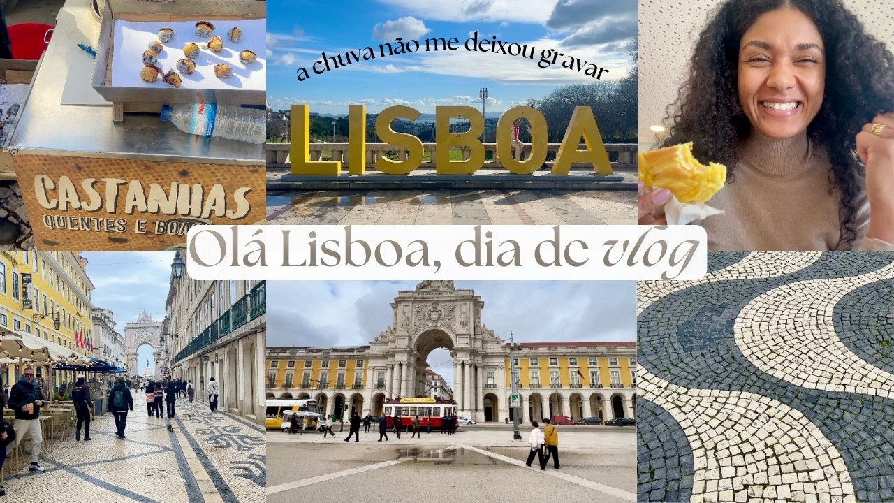 Passeando comigo por Lisboa, PORTUGAL, antes que volte a chover torrencialmente