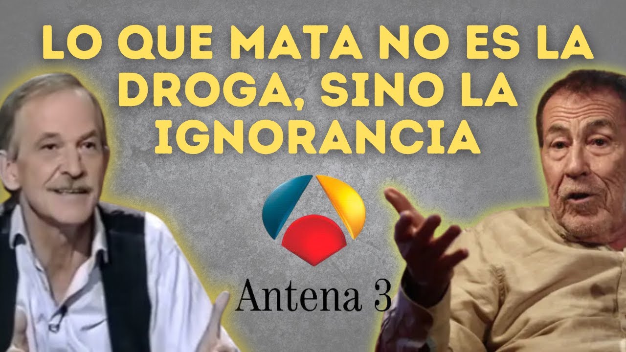 DEBATE mítico sobre DROGAS en ANTENA 3: Escohotado, Dragó, Ramoncín, Hermida...