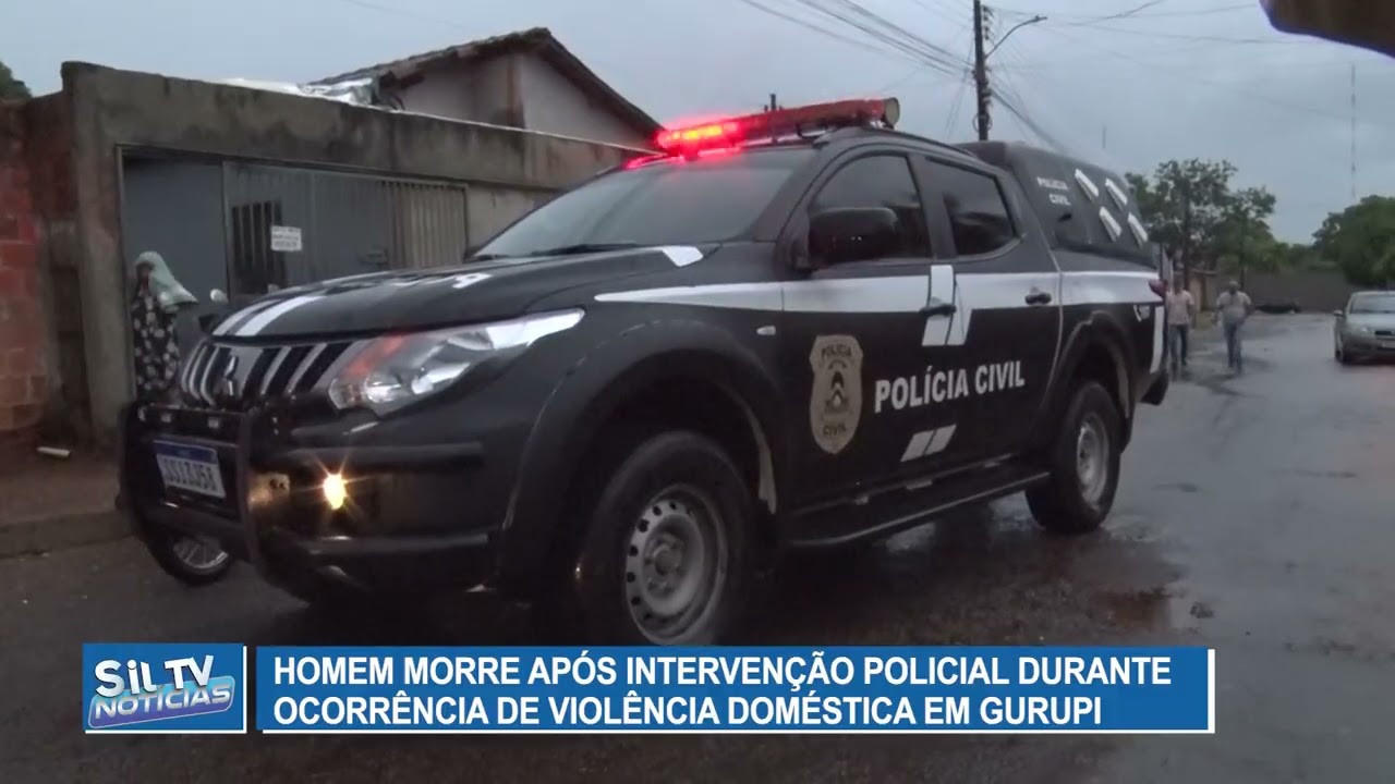 Homem morre após intervenção policial durante ocorrência de violência doméstica em Gurupi