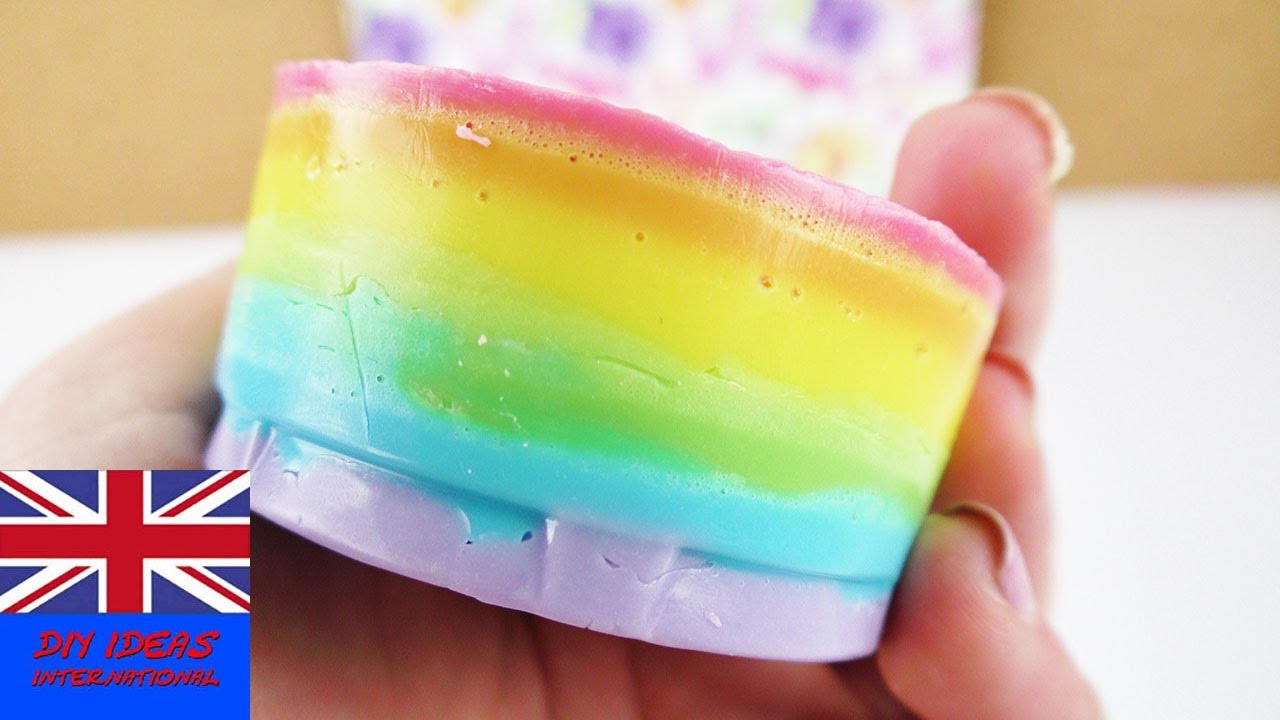 Make your own rainbow soap! | Cool Experiment | Nice Gift Idea | Learn the colors