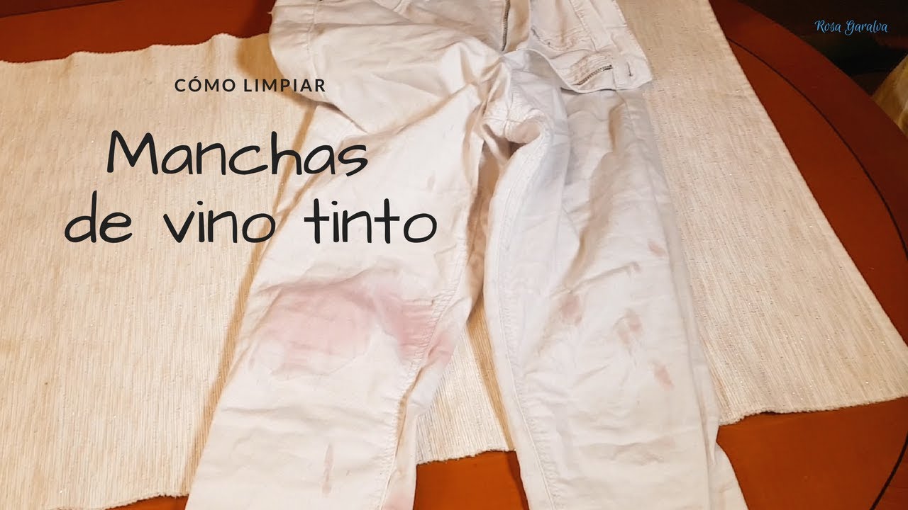 Cómo limpiar mancha de vino tinto