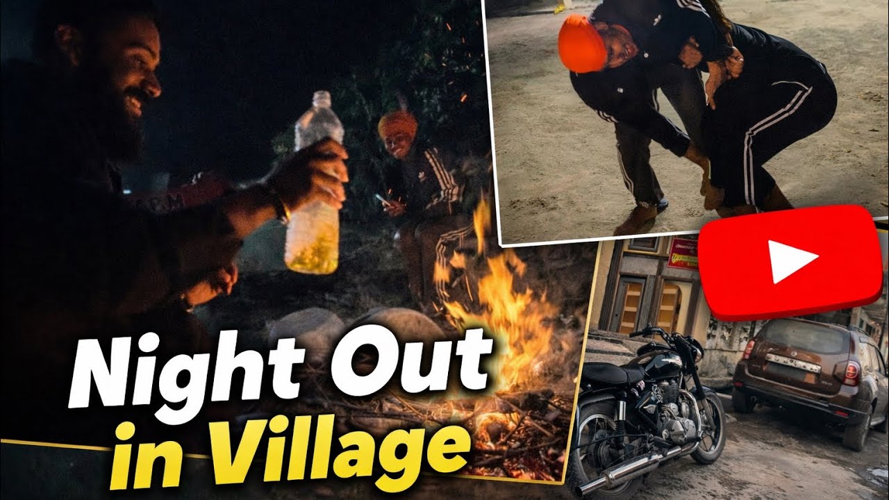 Night Out in Village 😱 | Wooden Stick Prank Gone Wrong 