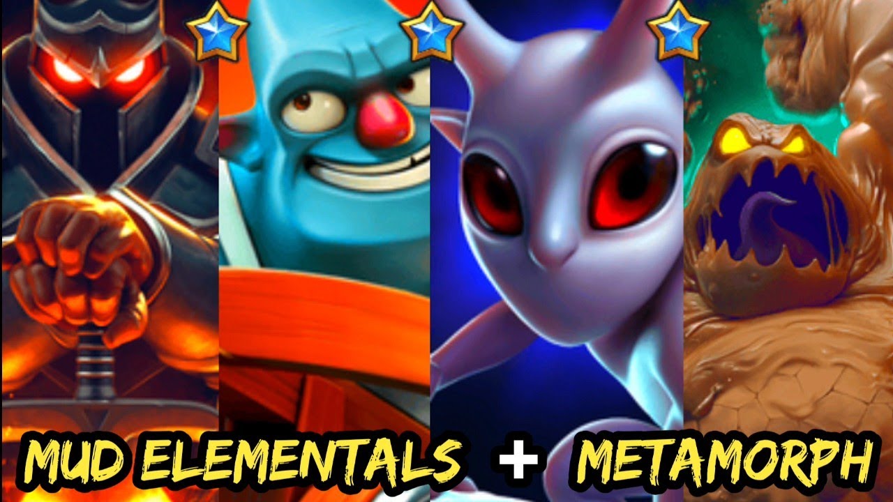 One Troop Challenge Mud Elementals! Castle Crush 