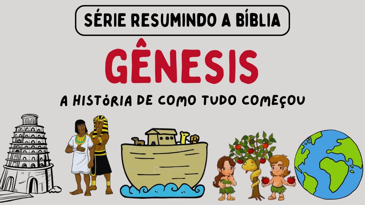 A Origem de Tudo: RESUMO completo LIVRO DO GÊNESIS - Entenda A História de Completa