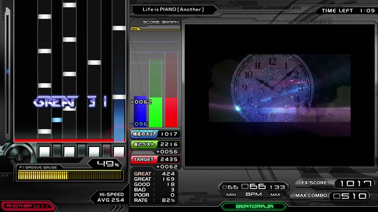 2025.02.24] Life is PIANO [Another] sl0 Hard Clear | Be-Music Script