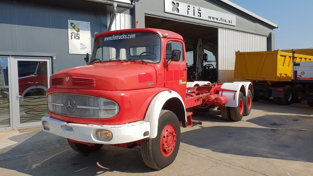 TRUCK MERCEDES 2624 6X6 CHASSIS FIŠ TRUCKS & MACHINERY SLOVENIA