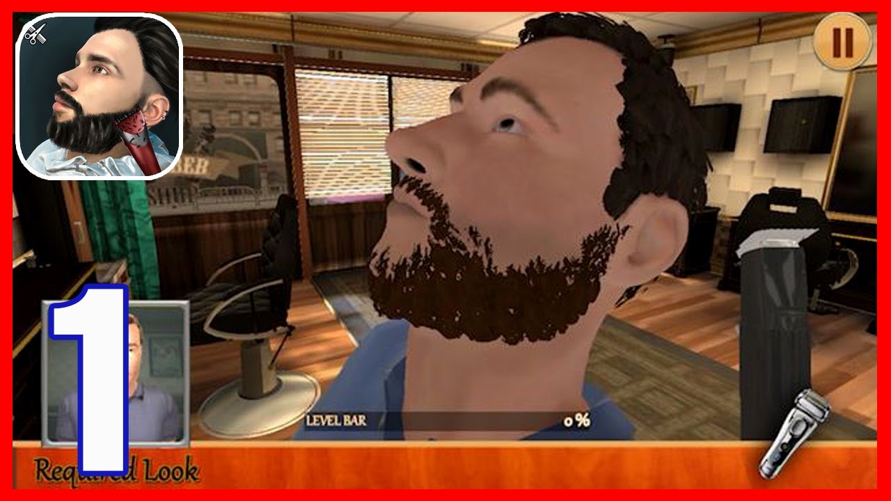 My Barber Shop Salon - Gameplay Walkthrough Part 1 - All Levels (Android,iOS)