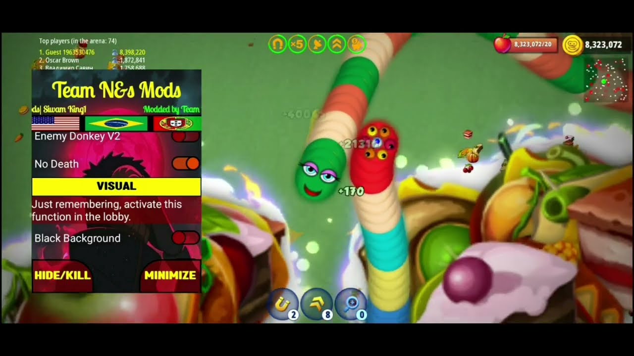 worms zone.io no death apk .worms zone new update 2023.worms zone magic big food ✨️