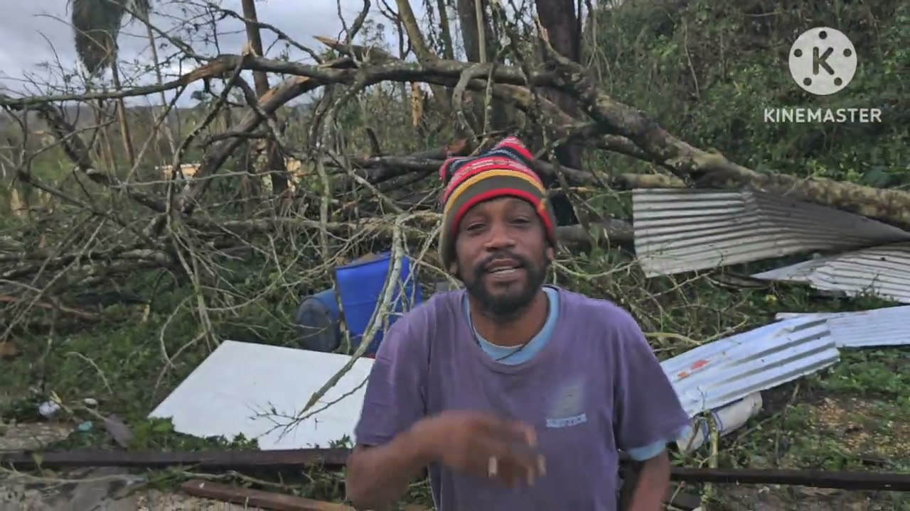 Hurricane melissa Before and After Bunkers Hill,Trelawny Jamaica W.I#Thedevastation#