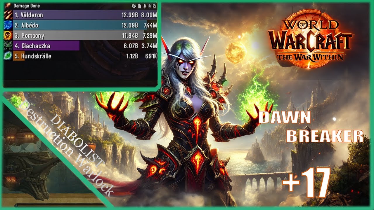 BIG BOLTS ! | The Dawnbreaker +17 | Diabolist Destruction Warlock | Season 3