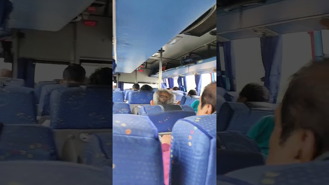 Shivshahi Bus Inside view | Fully AC Bus 🚌 🚩 Shivshahi ST Bus|  #shorts