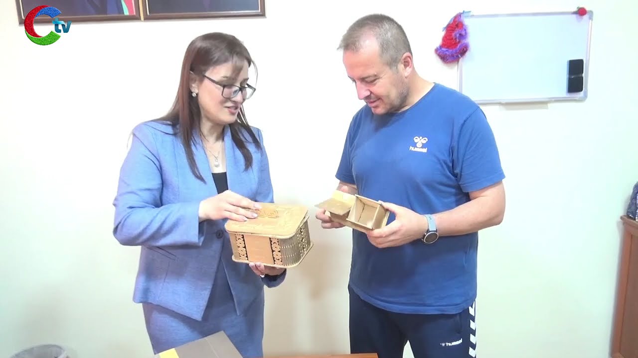 Türk müəllim və şagirdlərindən ibarət nümayəndə heyəti Cəlilabad şəhər 7n.li tam orta məktəbində