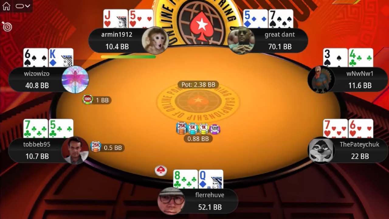 wizowizo vs ThePateychuk vs great dant &ndash; Final Table Replay 71-H