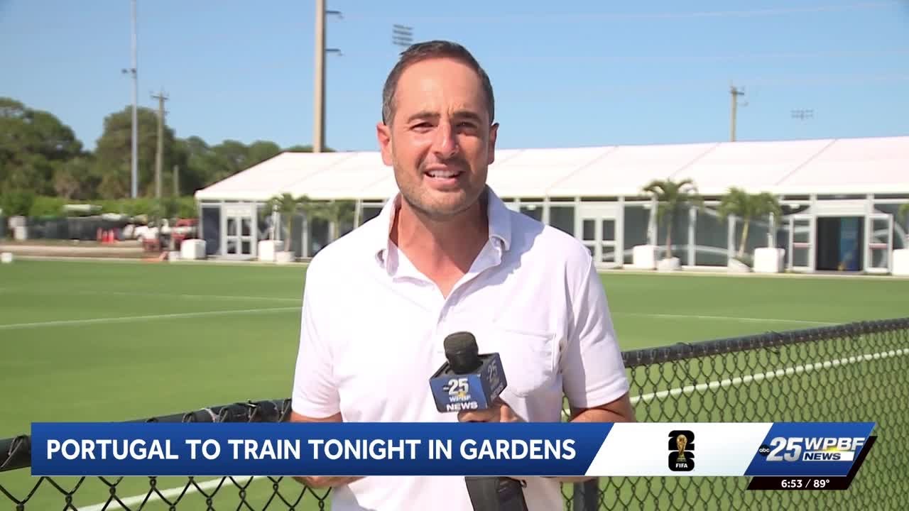 Portugal trains at North County District Park in Palm Beach Gardens