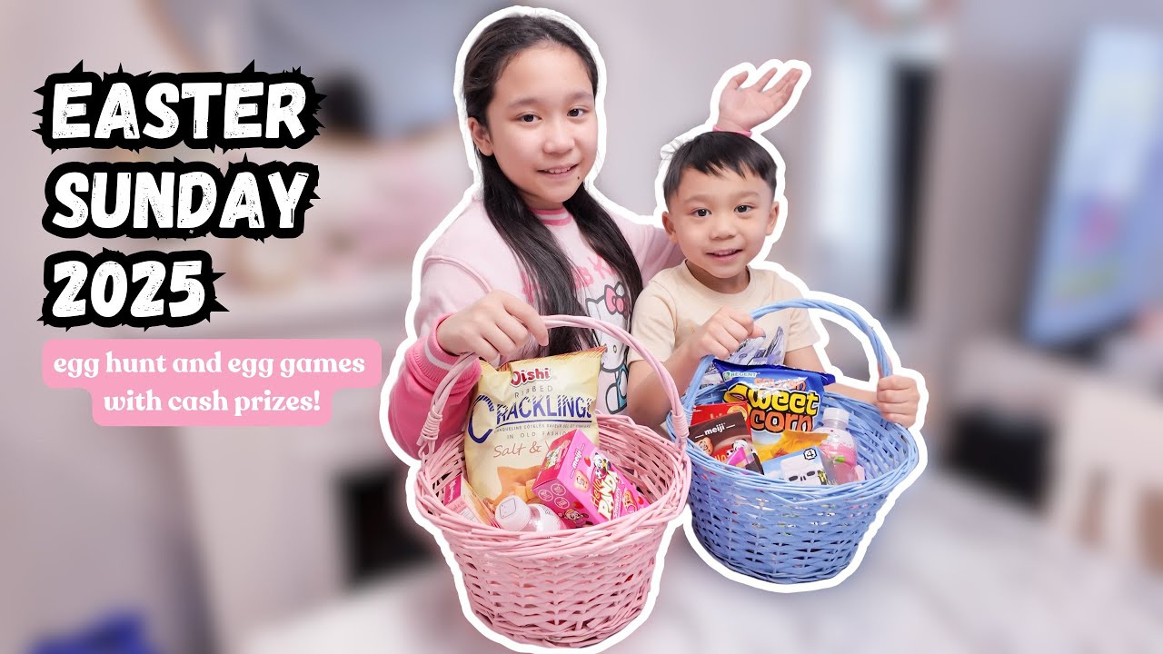 EASTER SUNDAY 2025 | CHURCH, IHOP, ERRANDS, EGG HUNT AND EGG GAMES! 🐣