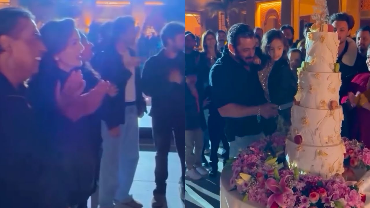 Exclusive Video Of Salman Khan Celebrating His 59th Birthday In Jamnagar With Family & Ambani&rsquo;s🎂