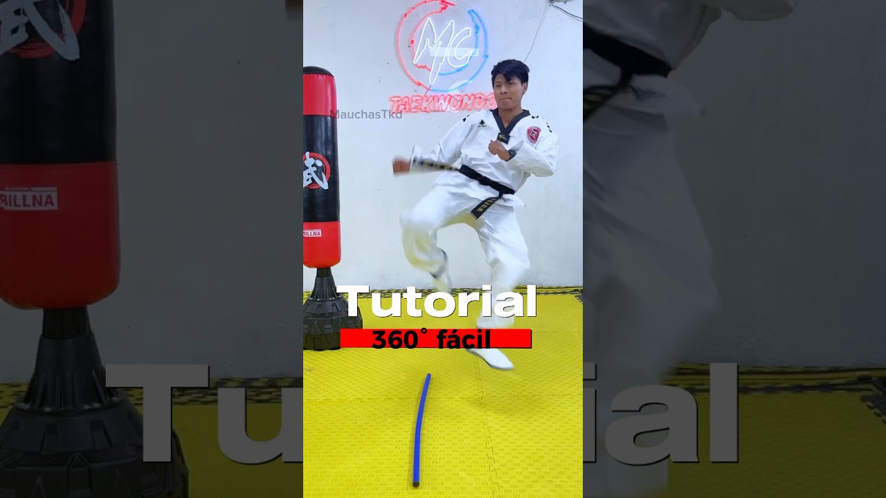 Esto te ayudara en tu 360&deg;kick /Tutorial ✅ #taekwondo #mma