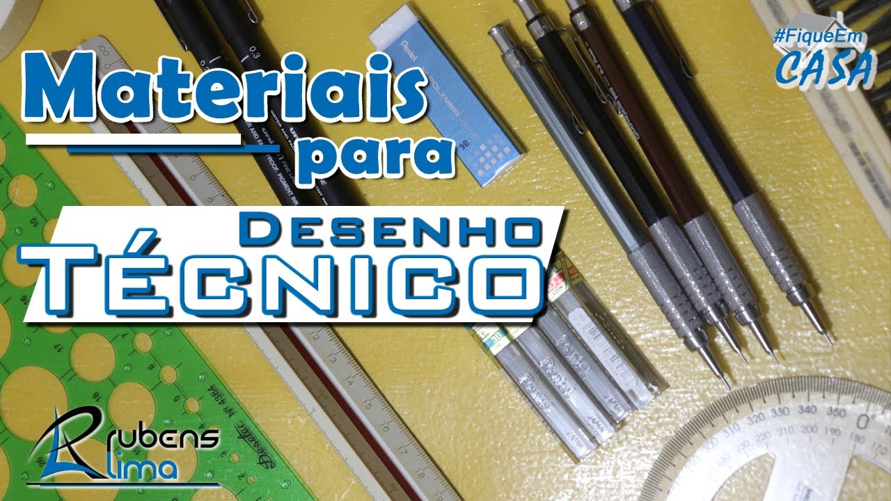 Quais os Materiais Necessários para Desenho Técnico? - Parte 1