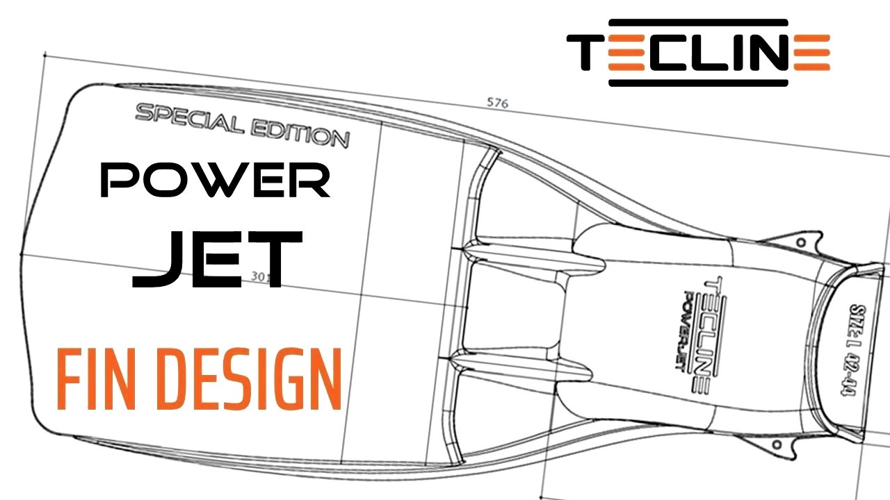 Tecline Power Jet - fins design and construction