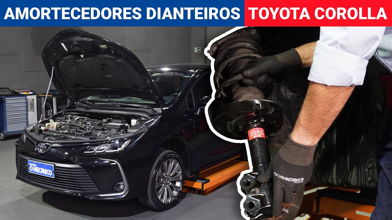 Troca do Amortecedor Dianteiro do Toyota Corolla de 12ª Geração