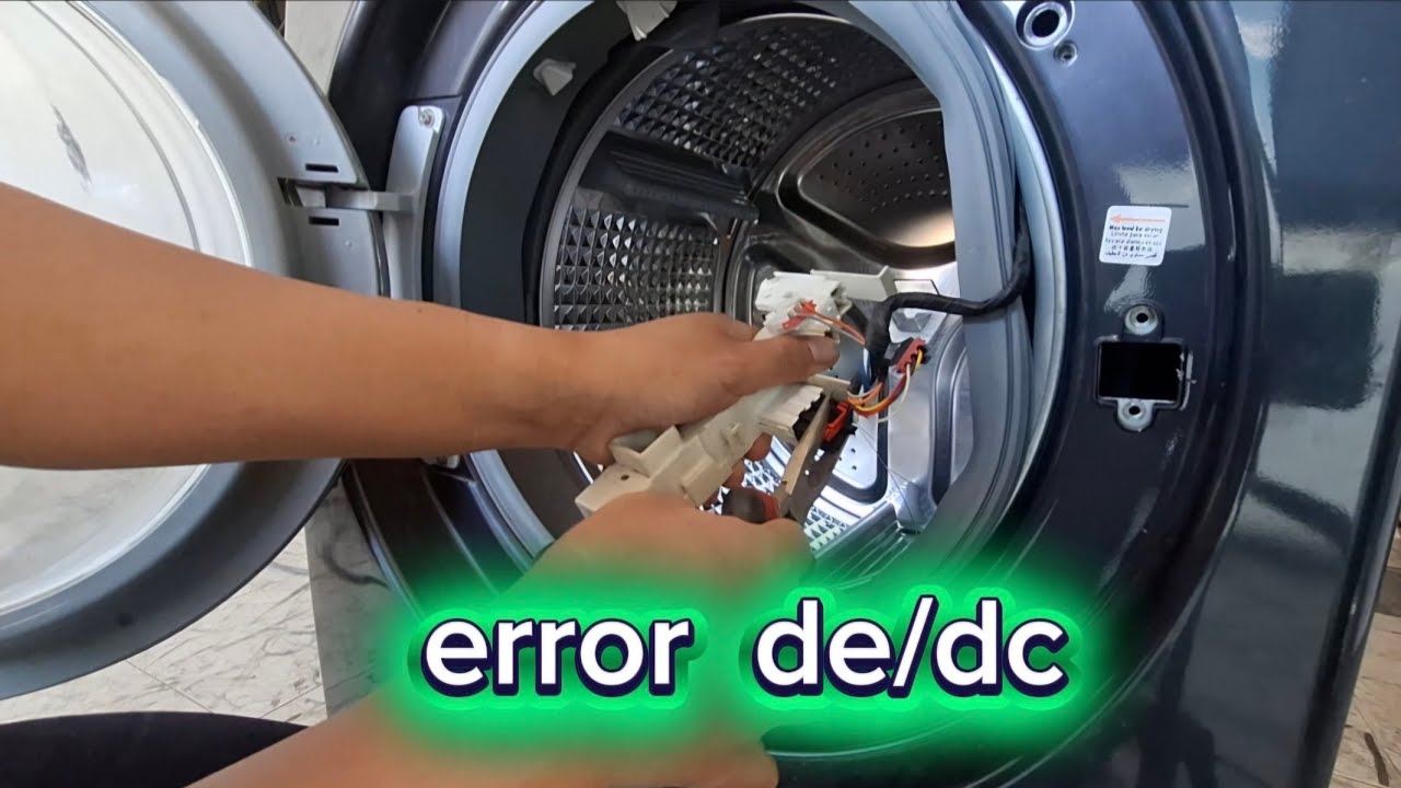 ซ่อมเครื่องซักผ้าฝาหน้า Samsung เปลี่ยนสวิทช์ประตู 